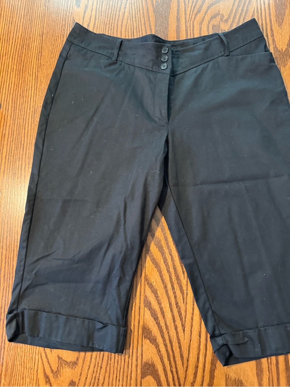 Black Women's Capri Stretch Bottoms